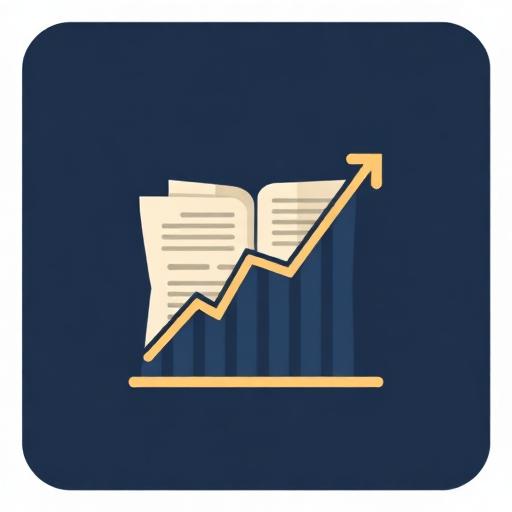Graphique de tendances de la presse